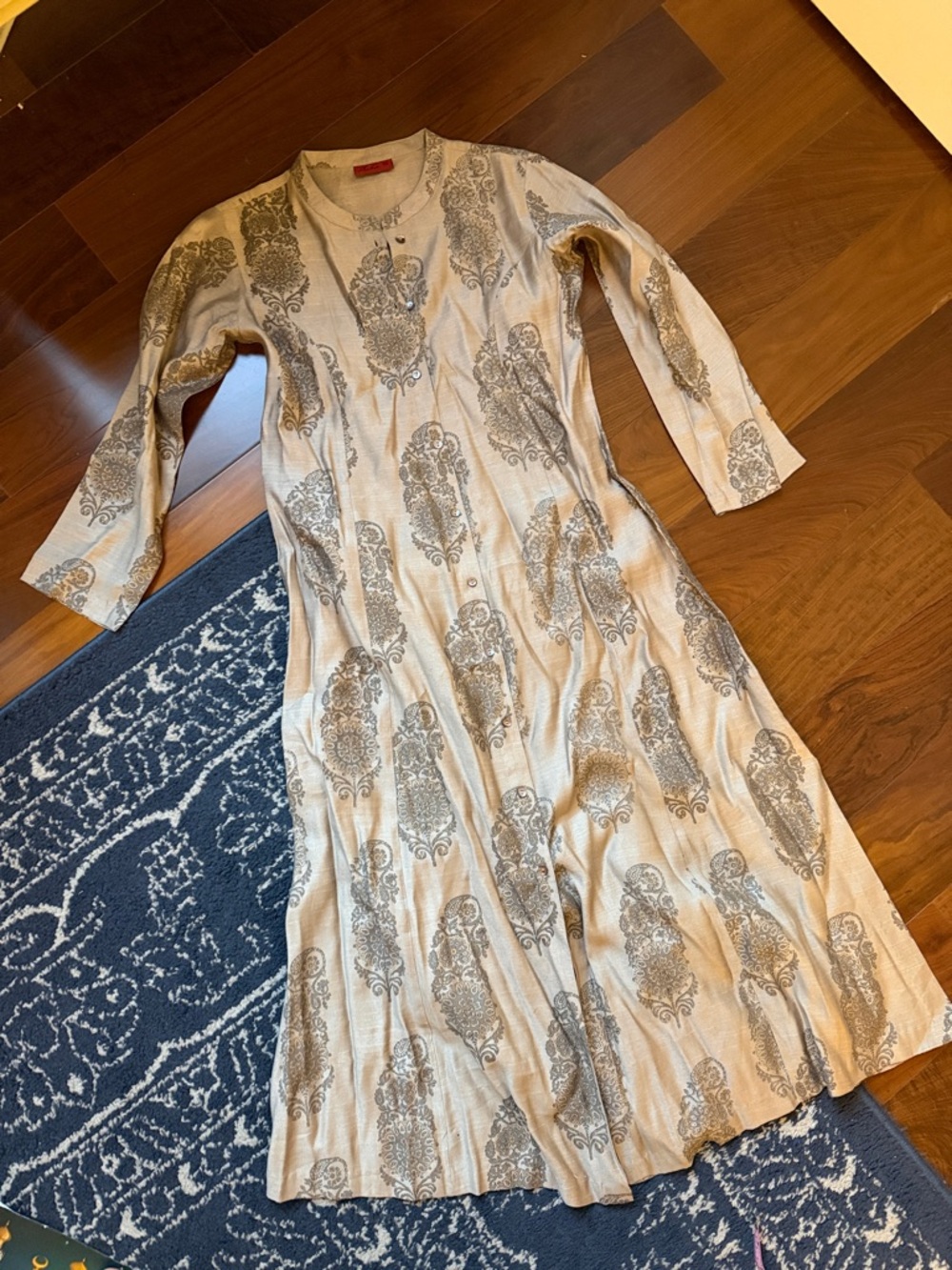 Silver Indian women’s dress